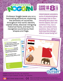 Professor Noggin Countries of The World Card Game #8