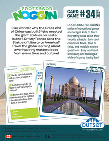 Professor Noggin Wonders of the World Card Game #34