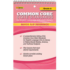Common Core State Standards for English Language Arts and Literacy Quick Flip Reference Grade 6