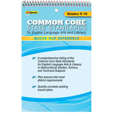 Common Core State Standards for English Language Arts and Literacy Quick Flip Reference Grade 9-10