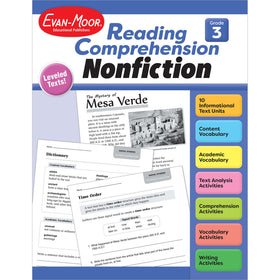 Reading Comprehension: Nonfiction Teacher Resource Book Grade 3 Paperback