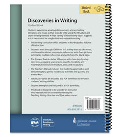 IEW Discoveries in Writing (Teacher/Student Combo) (Grades 3-5)