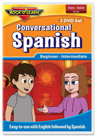 Conversational Spanish 2 DVD Set - Rock 'N' Learn