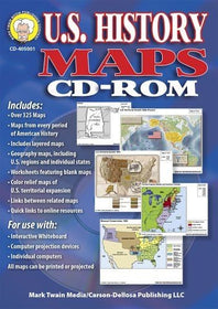 U.S. History Maps CD-ROM  (Clearance)