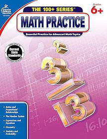 The 100+ Series  Math Practice Workbook Grade 6-8