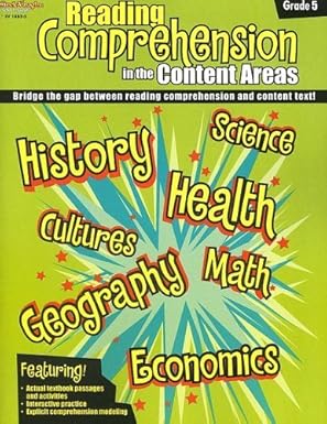 Reading Comprehension in the Content Areas Grade 5