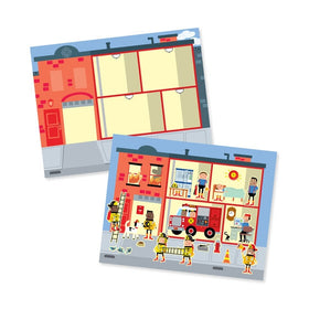Reusable Sticker Pad - My Town