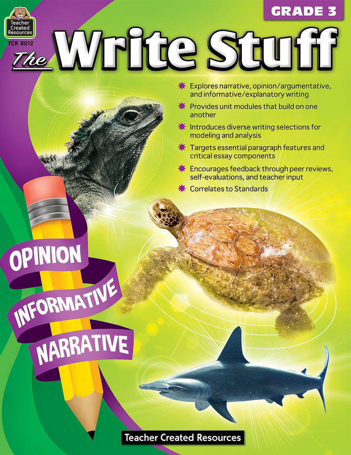 The Write Stuff Grade 3 – A Brighter Child Homeschool & Educational ...