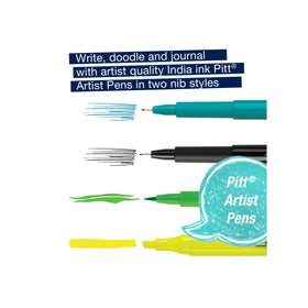 Pitt Artist Pen: Journaling Art (Set of 4)