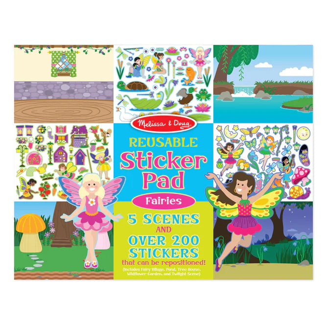 Reusable Sticker Pad - Fairies (Melissa and Doug)