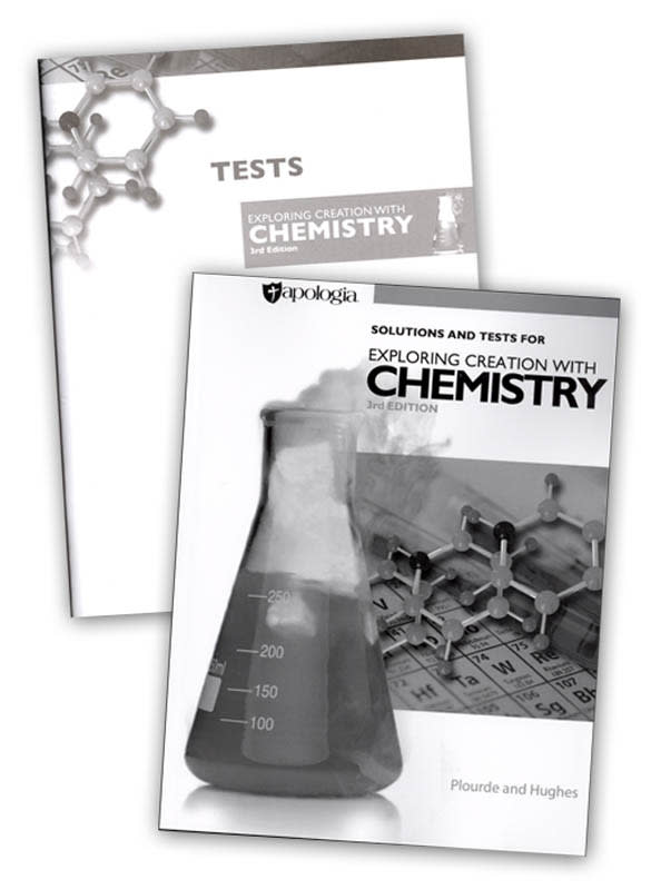Exploring Creation with Chemistry Solution Manual 3rd Ed. w/ Tests (Apologia) Clearance - Limited Quantiies