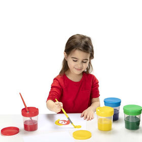 Set of 4 Spill Proof Paint Cups - Melissa and Doug