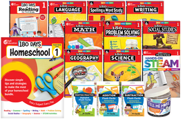 180 Days Homeschool Grade 1 Set