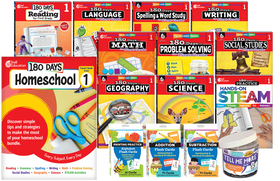 180 Days Homeschool Grade 1 Set