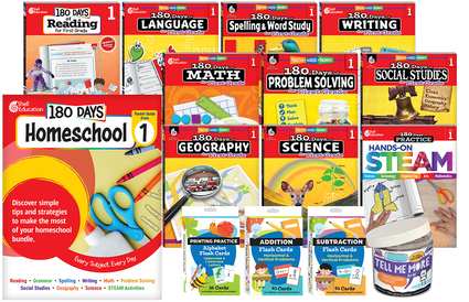 180 Days Homeschool Grade 1 Set