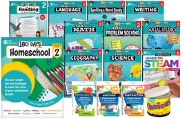 180 Days Homeschool Grade 2 Set
