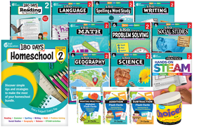 180 Days Homeschool Grade 2 Set