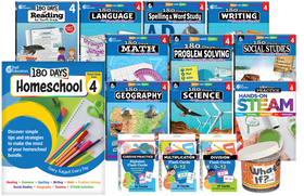 180 Days Homeschool Grade 4 Set