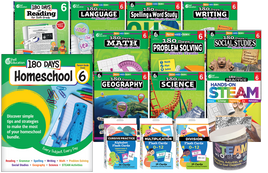 180 Days Homeschool Grade 6 Set
