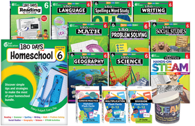 180 Days Homeschool Grade 6 Set