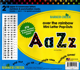 Barker Creek Over the Rainbow Mini Letter Pop-OUts