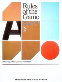 Rules of the Game Grammar through Discovery Book 2 Set (Student Book and Answer Key) Grades 7-8