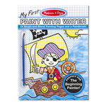 My First Paint With Water Kids' Art Pad With Paintbrush - Pirates, Space, Construction, and More - Melissa and Doug