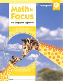 Math in Focus Grade K Student Book B, Part 1 (Clearance)