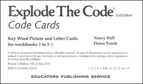 Explode The Code Illustrated Literacy Cards (2nd Edition)