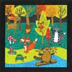 Color By Number Forest Friends