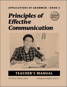 Applications of Grammar Book 4 Teacher's Manual