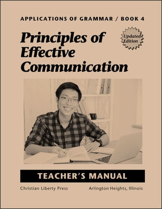 Applications of Grammar Book 4 Teacher's Manual