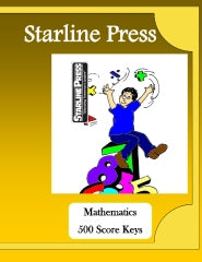 Starline Press Math 600 Score Keys