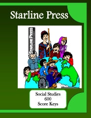 Starline Press Social Studies 600 Score Keys