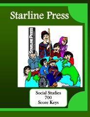 Starline Press Social Studies 700 Score Keys