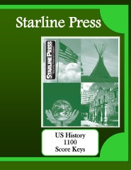Starline Press US History 1100 Score Keys (Grade 11)