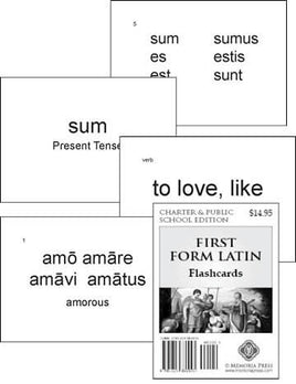 First Form Latin Flashcards-Charter/Public Edition