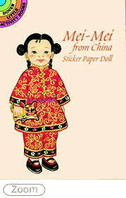 Mei-Mei from China Sticker Paper Doll