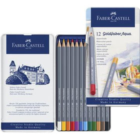 Goldfaber Aqua Watercolor Pencils - Tin of 12