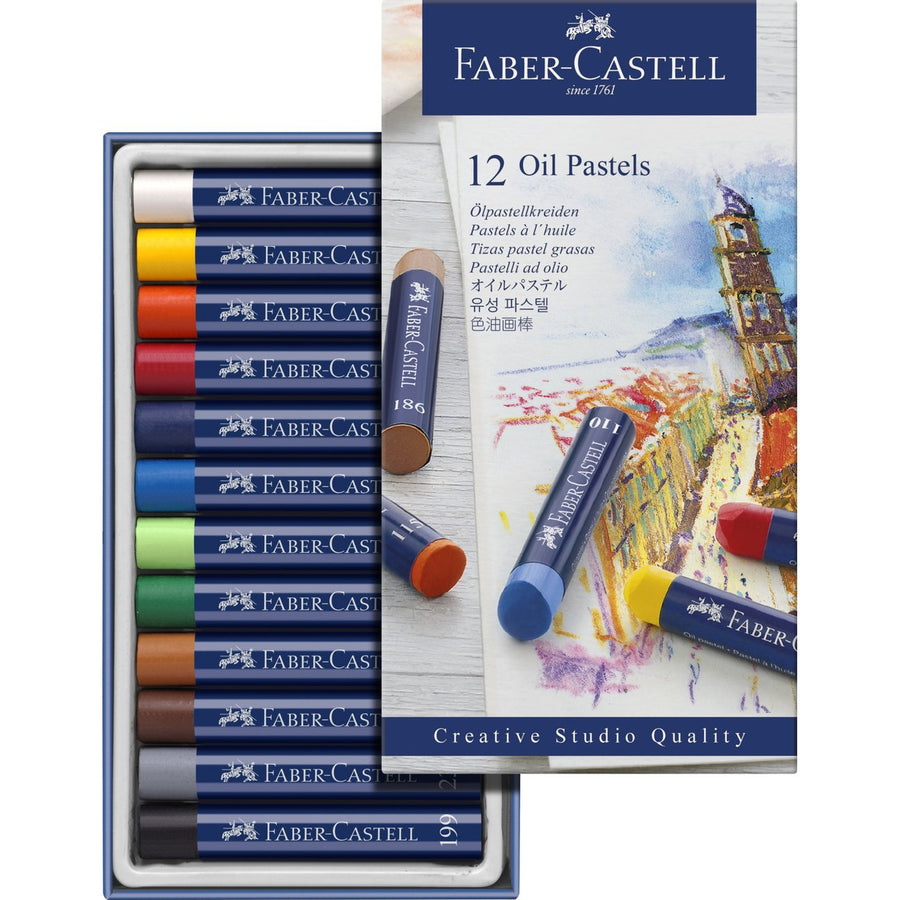 Oil Pastel Crayons - Box of 12