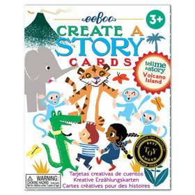 Volcano Island Create a Story Cards