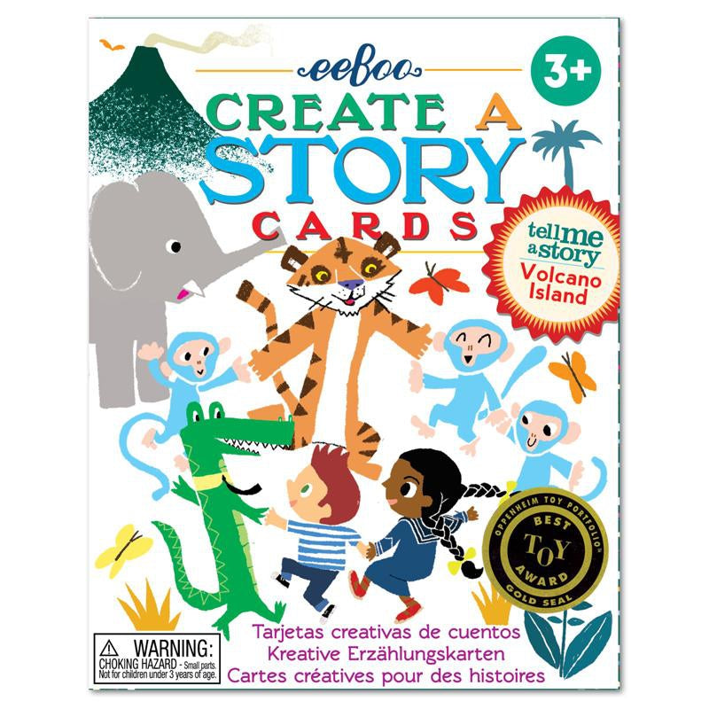 Volcano Island Create a Story Cards