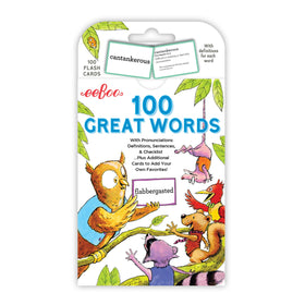 100 Great Words Flash Cards from eeBoo