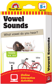 Vowel Sounds, Grades K+ (Ages 5+) - Flashcards