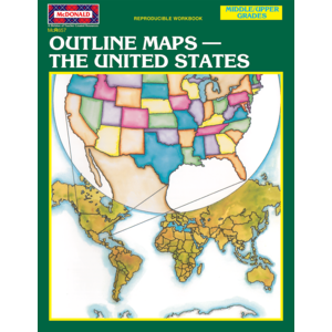 Outline Maps: The United States Reproducible Workbook – A Brighter ...