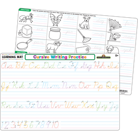Cursive Writing Practice Learning Mat (Teacher Created Resources)