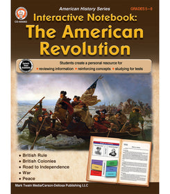Interactive Notebook: The American Revolution Resource Book Grade 5-8 Paperback