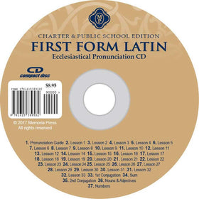First Form Latin Pronunciation CD (Ecclesiastical)-Charter/Public Edition