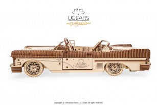 UGears Dream Cabriolet VM-05 mechanical model kit