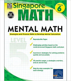 Singapore Mental Math Gr. 6 (Clearance)